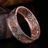 Morocco Hollow Bracelet for Women Nationality Open Sleeve Bracelet