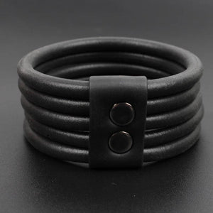 Four Seasons Punk Rubber Bracelet Ladies Charm Jewelry