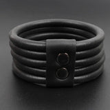 Four Seasons Punk Rubber Bracelet Ladies Charm Jewelry