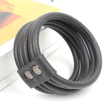 Four Seasons Punk Rubber Bracelet Ladies Charm Jewelry
