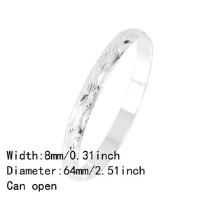 Ethiopian Silver Bracelet Bangles Dubai Wedding Jewelry Gift