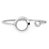 Living Memory Locket Bracelet Bangle Stainless Steel Floating Locket Bracelet