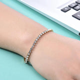 Clear Cubic Zirconia Tennis Bracelet - Crystal Bangle