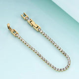 Clear Cubic Zirconia Tennis Bracelet - Crystal Bangle