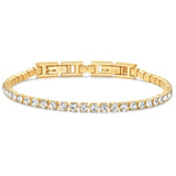 Clear Cubic Zirconia Tennis Bracelet - Crystal Bangle