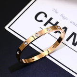 Couple Zircon Cross Bracelet Jewelry Gift