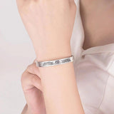 Vintage Flower Cuff Bracelet Punk Style