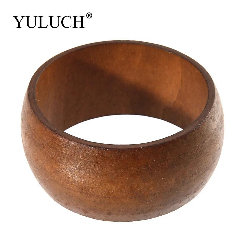 DIY Natural Wooden Bangles Wood Bracelet Jewelry
