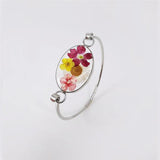 Dried Flower Bracelet Real Herbarium Bracelet Jewelry Gift