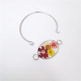 Dried Flower Bracelet Real Herbarium Bracelet Jewelry Gift