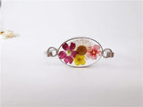 Dried Flower Bracelet Real Herbarium Bracelet Jewelry Gift