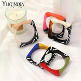 Colorful Acrylic Indian Ladies Bangles With Charms High