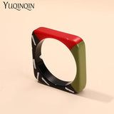 Colorful Acrylic Indian Ladies Bangles With Charms High