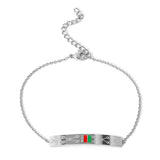 Stainless Steel Charm Chain Bracelets Wedding Party Jewelry
