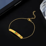 Stainless Steel Charm Chain Bracelets Wedding Party Jewelry