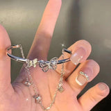 Double Layer Butterfly Bracelet and Bangles for Women