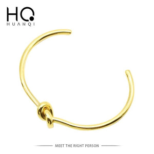 Metal Copper Plated Knot Bracelet for Women - Party Jewelry Gift