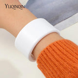 Colorful Transparent Charms Bangle Bracelet for Women