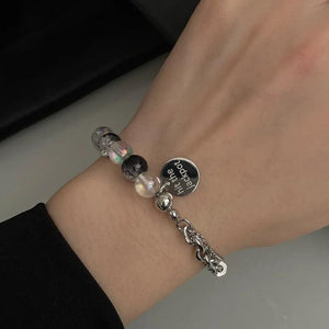 Resin Bear Bracelet with Star Rays Bangle for Women