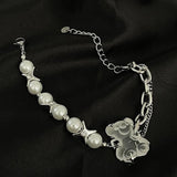 Resin Bear Bracelet with Star Rays Bangle for Women