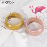 Vintage Resin Cuff Charms Bracelet Bangles for Women
