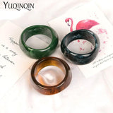 Vintage Resin Cuff Charms Bracelet Bangles for Women