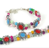 Vintage Retro Tibet Red Bead Boho Bracelet