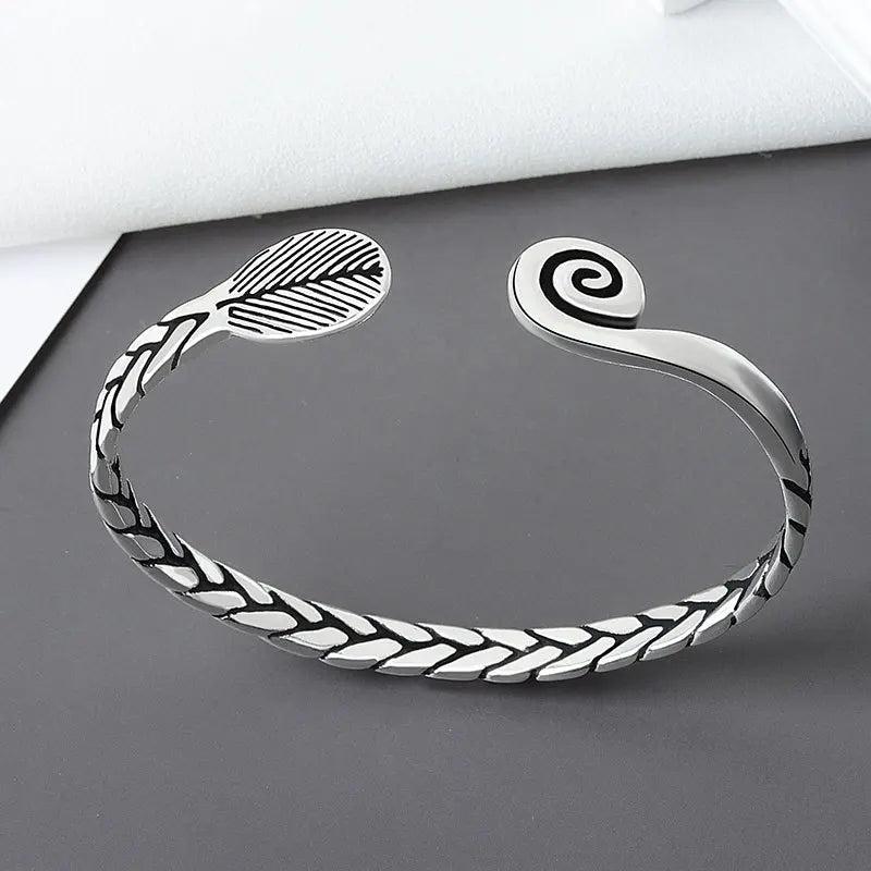 Retro High Distressed Round Ethnic Style Women Bracelet Jewelry