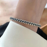 Retro High Distressed Round Ethnic Style Women Bracelet Jewelry