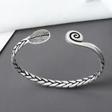Retro High Distressed Round Ethnic Style Women Bracelet Jewelry