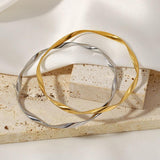 Stainless Steel Bangle Bracelet Silver Jewelry for Women