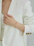 Stainless Steel Bangle Bracelet Silver Jewelry for Women