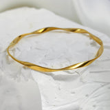 Stainless Steel Bangle Bracelet Silver Jewelry for Women