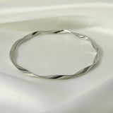 Stainless Steel Bangle Bracelet Silver Jewelry for Women