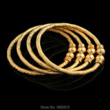 Dubai Baby Bangle Jewelry For Boys Girls18K Ethiopian Kids Bangles Bracelet