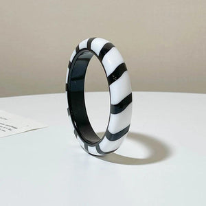 Colorful Acrylic Geometric Bracelet Bangle Resin Jewelry