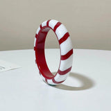 Colorful Acrylic Geometric Bracelet Bangle Resin Jewelry