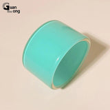 Colorful Acrylic Resin Cuff Bangle Bracelet Charms Jewelry