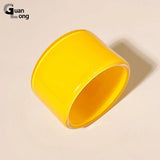 Colorful Acrylic Resin Cuff Bangle Bracelet Charms Jewelry