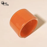 Colorful Acrylic Resin Cuff Bangle Bracelet Charms Jewelry