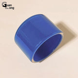 Colorful Acrylic Resin Cuff Bangle Bracelet Charms Jewelry