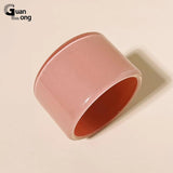 Colorful Acrylic Resin Cuff Bangle Bracelet Charms Jewelry