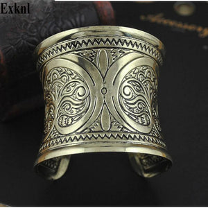 Ethnic Cuff Bracelet For Women Punk Bohemian Bangle Indian Jewelry
