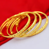 Women's Resizable Bangle Wedding Ornaments Jewelry