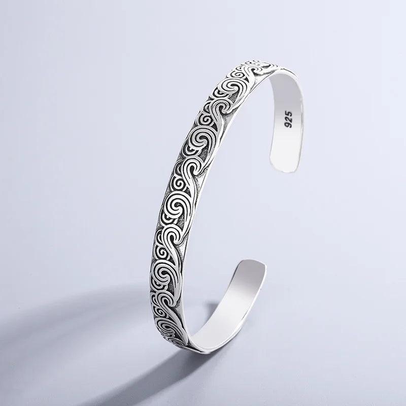 Arrival Retro Wave Bracelets Silver Plated Jewelry
