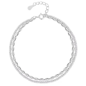 Foxanry Gypsophila Double Layer Party Bracelet