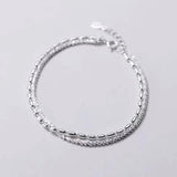 Foxanry Gypsophila Double Layer Party Bracelet