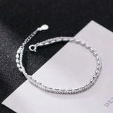 Foxanry Gypsophila Double Layer Party Bracelet