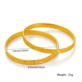 2pcs Dubai Indian Bangles for Girls, Africa Jewelry Gift