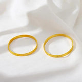 2pcs Dubai Indian Bangles for Girls, Africa Jewelry Gift